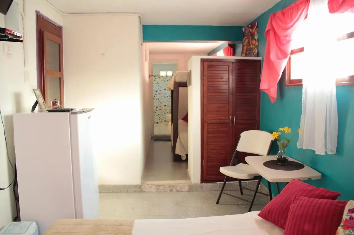 Private Room Punta Norte King Bed Isla Mujeres Apartment